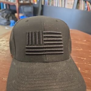 Black Trucker Cap Forf Foundation